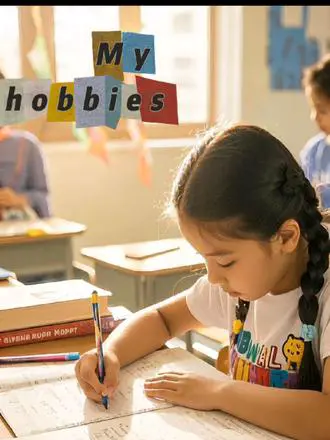小学英语作文：My hobbies