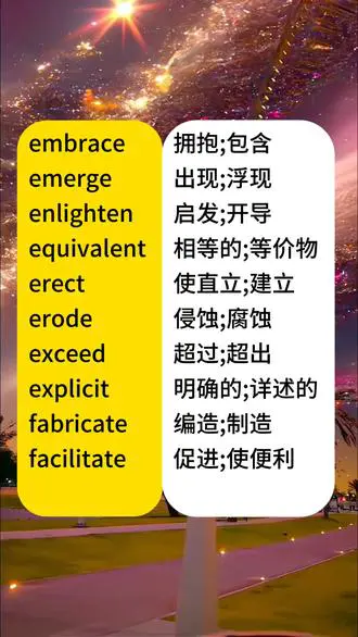 每日英语单词学习