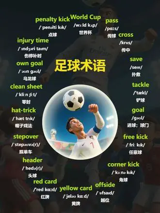 足球英语词汇无痛记忆