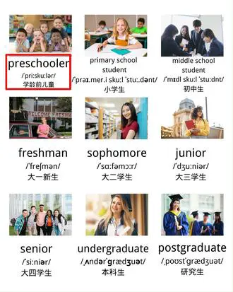 “学生”英文单词助力启蒙
